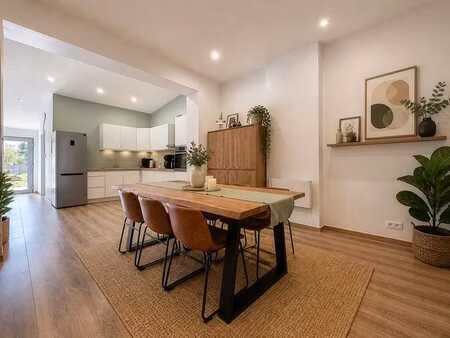 maison rénovée avec jardin