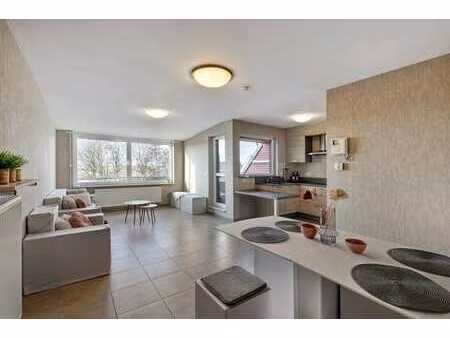 lichtrijk 2 slaapkamer appartement met garage te handzame...