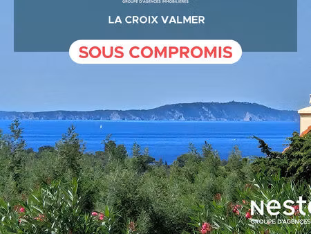 appartement la croix valmer 3 pièce(s) rez-de-jardin avec cave et stationnement