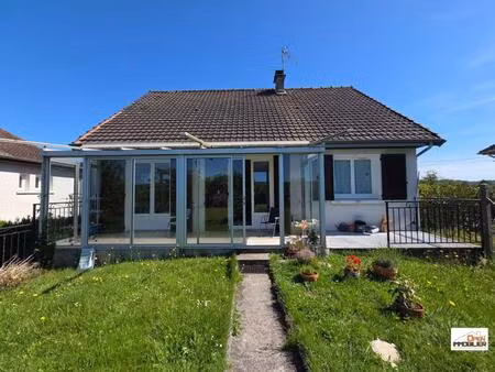 maison 96 m2 habitable sur sous-sol complet avec véranda et terrain clos de 704 m2