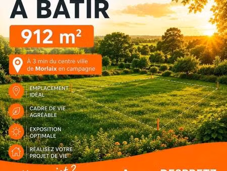 terrain constructible viabilisé à vendre