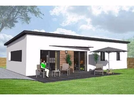 terrain avec maison neuve à vendre