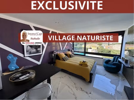 vente appartement 1 pièce 23.56 m² à le cap d'agde (34300)  233 000 €