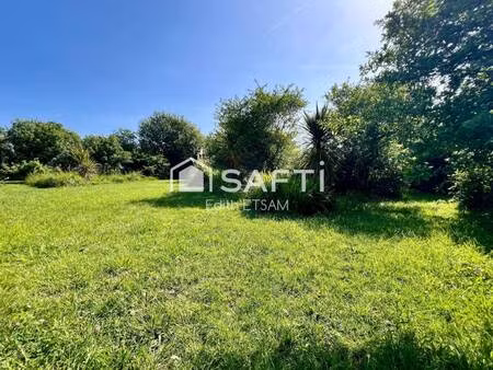 terrain constructible viabilisé à vendre