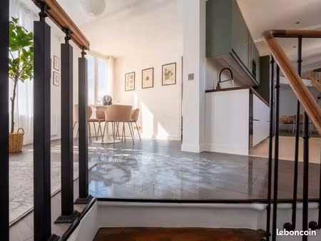 duplex d'exception 128 m² - châtillon  rénové & meublé