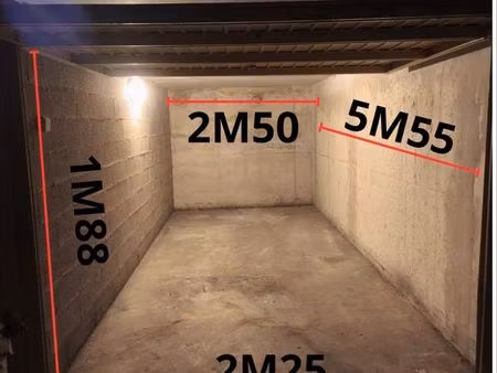 garage 12m2 / box fermé à vendre – marseille 13009 – avenue mozart - 27.000e