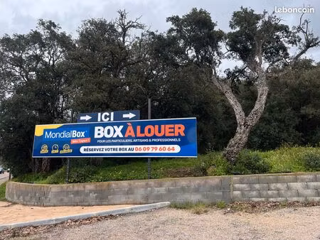 location de box et espace de stockage à porticcio