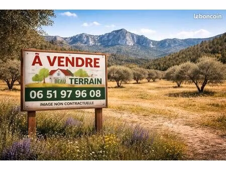 terrain 455 m² mouries