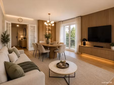 vente appartement 3 pièces 75 m² à la varenne saint hilaire (94210)  365 000 €