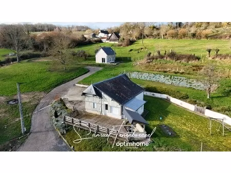 maison normande avec vue panoramique sur la vallée de la touques – coquainvilliers (14130)