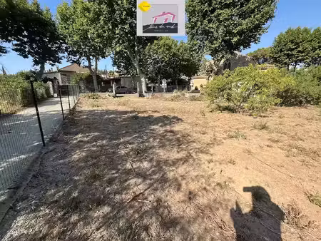 vente terrain 534 m² à montséret (11200)  66 000 €