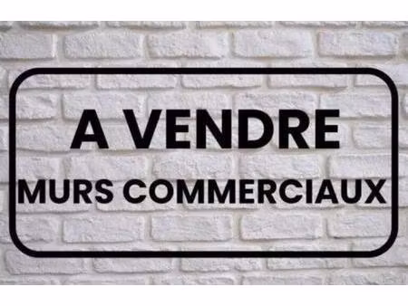mur commerce avec locataire en place