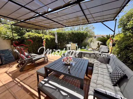 vente marina aigues mortes 3 chambres avec jardin