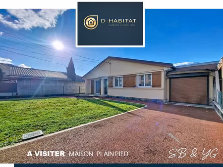 echirolles - maison de plain-pied - 3 chambres - grand gara