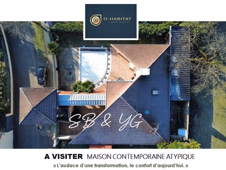 gieres maison d'architecte de 146 m2 + annexe 30 m2 - pis