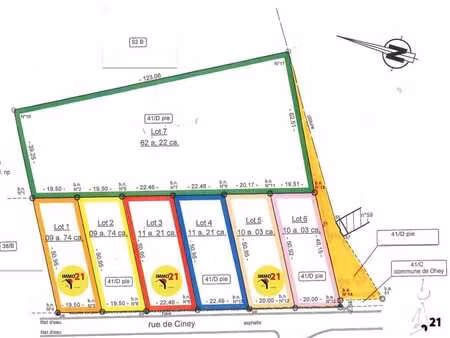 grand terrain plat à bâtir (libre)