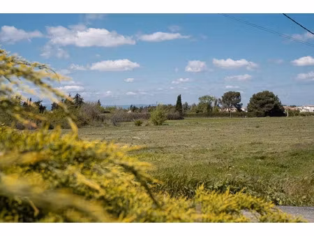 vente terrain 602 m² à sauvian (34410)  147 000 €