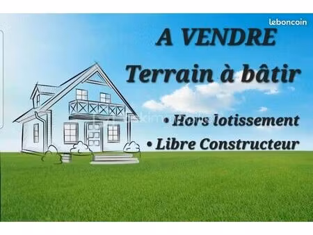 terrain constructible de 20 ares