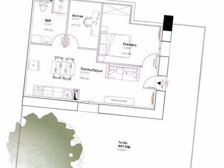 location appartement 3 pièces 43.8 m² à fronton (31620)  635 €