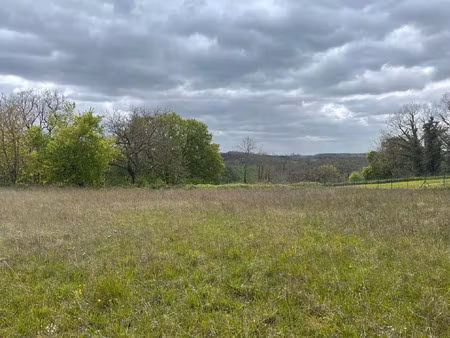 vente terrain à construire 2196 m² ribagnac (24240)