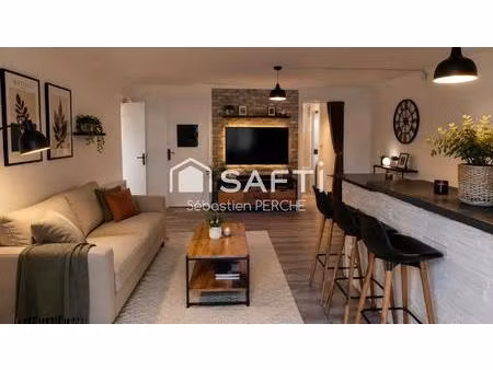 appartement de 71m² 2 chambres  cave et terrasse