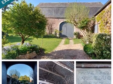 longère  grange et dépendance parcelle de 1989 m².