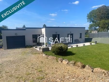 maison 105 m²  4 chs  plain pied  terrain 788 m²  montilly sur noireau