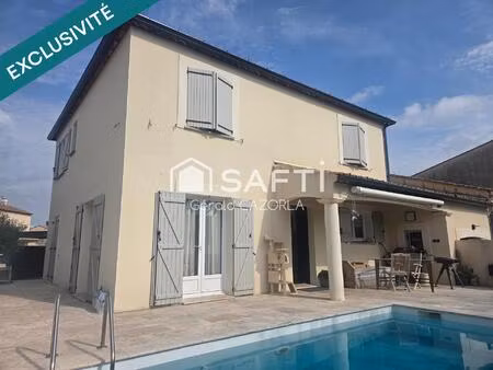 belle maison de 6 pièces avec garage et piscine
