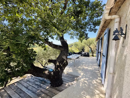 vue exceptionnelle pour cette villa de type mazet provençal