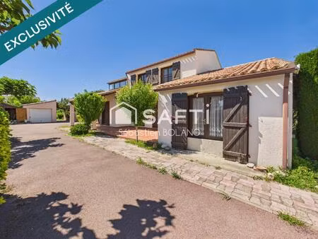 maison familiale 4 faces avec piscine et grand terrain arboré au calme – fort potentiel à 