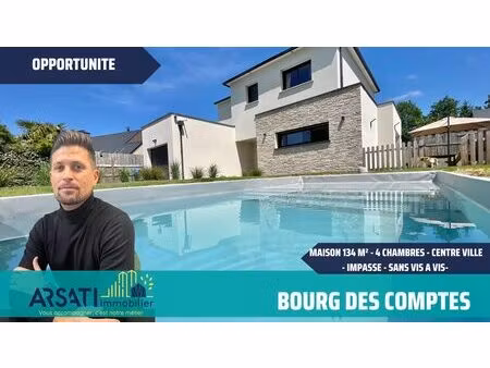 maison neuve 135m²  4 chambres  piscine  centre ville  impasse