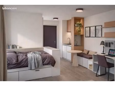 appartement 1 pièce 19 m²