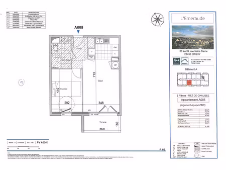 location appartement 2 pièces à erquy (22430) : à louer 2 pièces / 43m² erquy