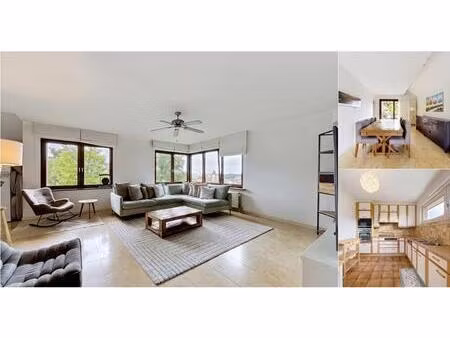 appartement à louer avec garage et terrasse   uccle (rbv96608)