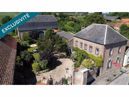 vente maison 9 pièces 182 m² montrécourt (59227)