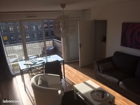 proche st sever – f2 48 87 m² + balcon + pk + cave 710 cc / mois