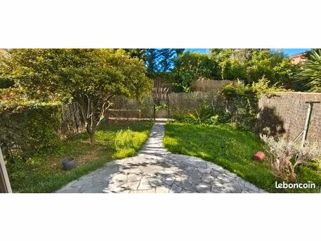 3 pièces 68 m2 avec jardin 80 m2 plein sud et terrasse nord