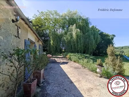 brèches (37330) - maison de charme avec grange et jardin arboré - charme de l'ancien