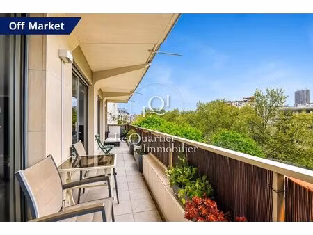 neuilly-sur-seine — appartement off market avec superbe terrasse plein sud et vue dégagée