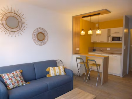 ref 11015 -residence l'alsace studio meublé refait à neuf