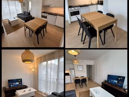 t2 meublé neuf 45 m² – parking – résidence standing – hyper centre arras