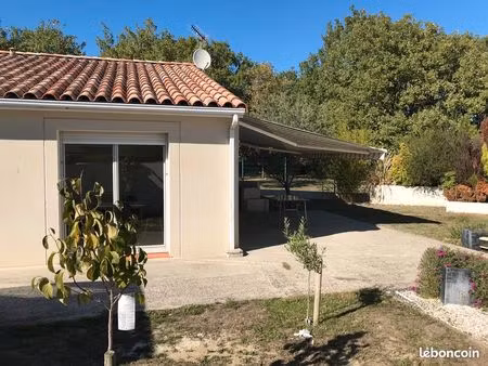 meublé - maison plain-pied 83m² à cugnaux — terrasse et jardin en bord de parc — idéale re