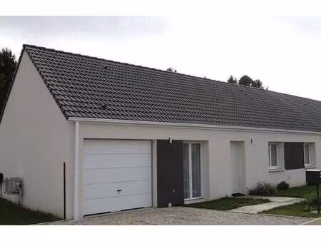 terrain avec maison neuve à vendre