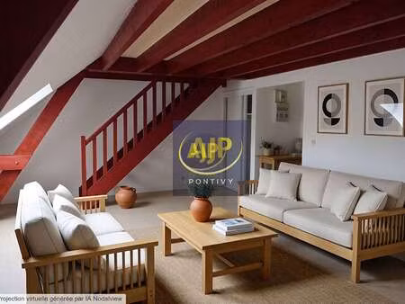 vente appartement 2 pièces à pontivy centre ville (56300) : à vendre 2 pièces / 45m² ponti