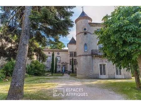 la vie de château réinventée au coeur d'un village perché.
