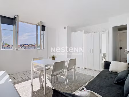 issy les moulineaux - quartier baudin - meublé - appartement studio t1 de 27 43m²