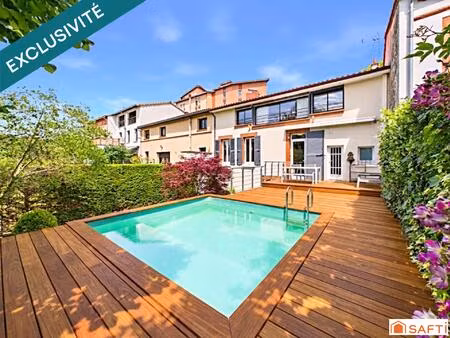 magnifique maison de ville t5 avec piscine et garage!!!
