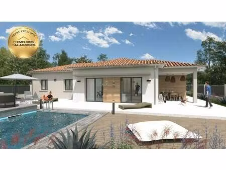 terrain avec maison neuve à vendre