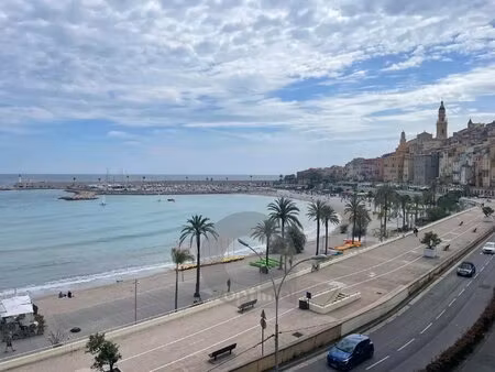 secteur garavan front de mer - 2 pièces étage élevé - terrasse vue panoramique - cave -...