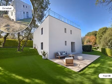 valbonne - rare villa contemporaine hors d'eau hors d'air